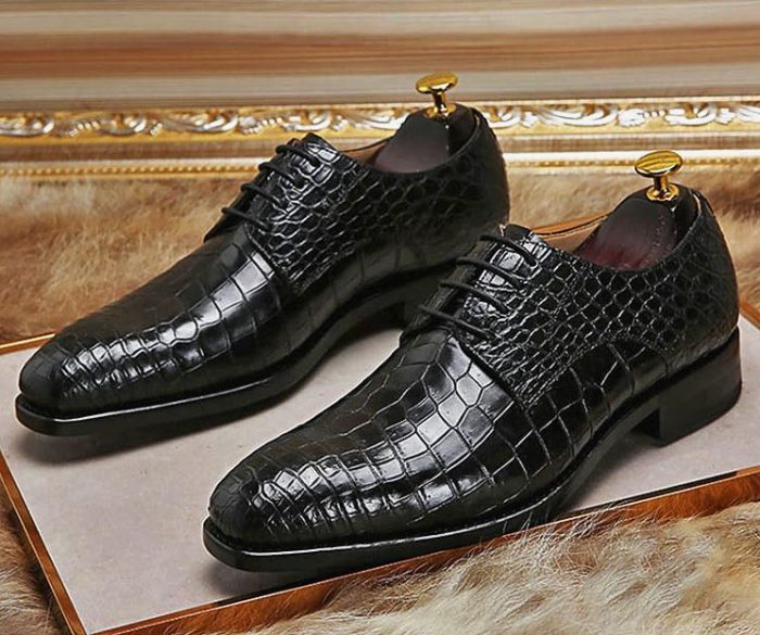 Mens dress shoes alligator