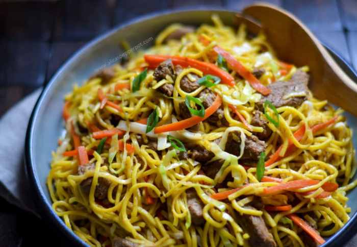 How to cook chow mein guyanese style