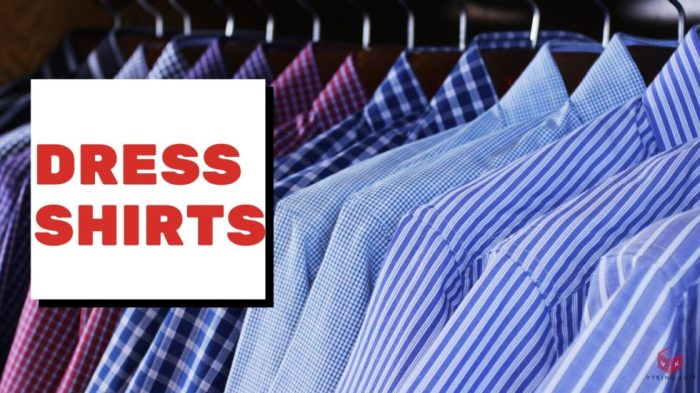 Non wrinkle mens dress shirts