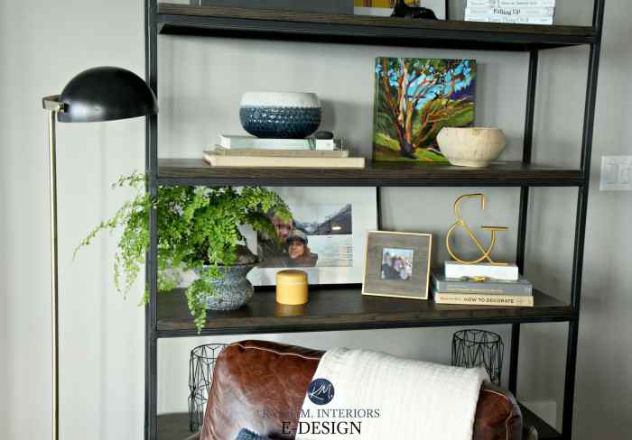 How to decorate a bookshelf in living room