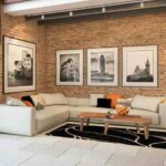 How to decorate large wall in living room