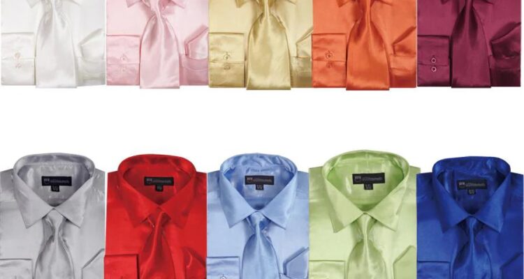 Mens shiny dress shirts