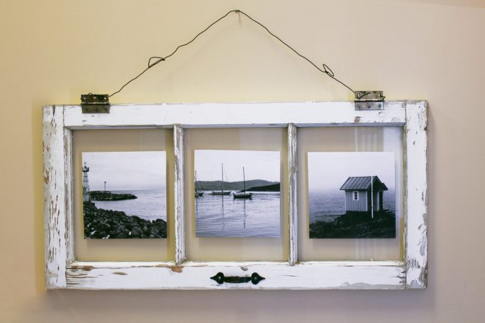 How to decorate using old window frames