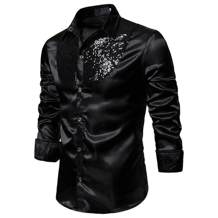 Mens shiny dress shirts