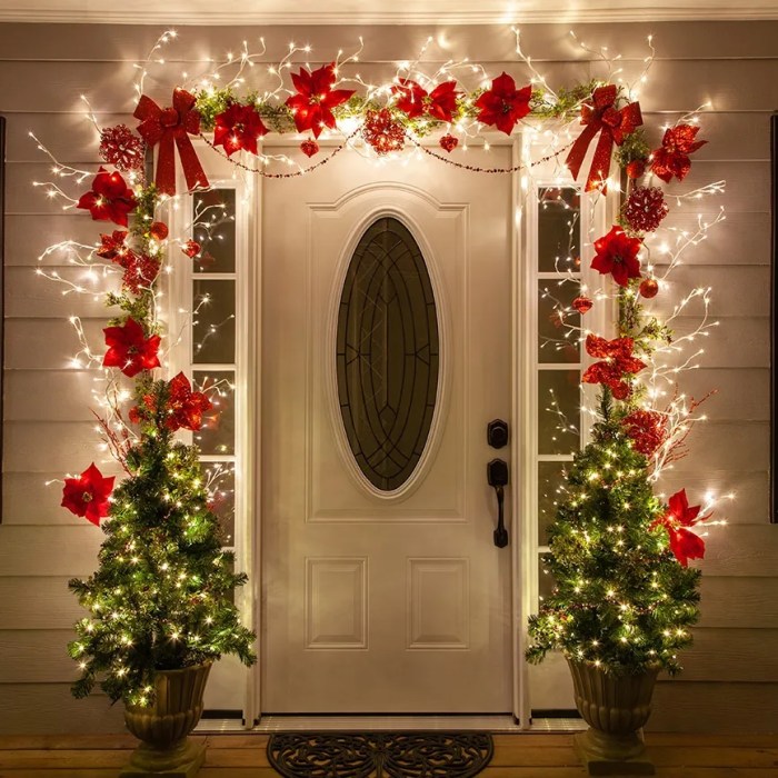 How to make christmas decoration for door