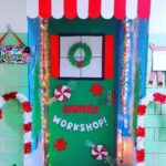 How to make christmas decoration for door