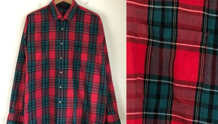 Mens tartan plaid dress shirts