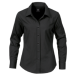 Black dress shirt for women